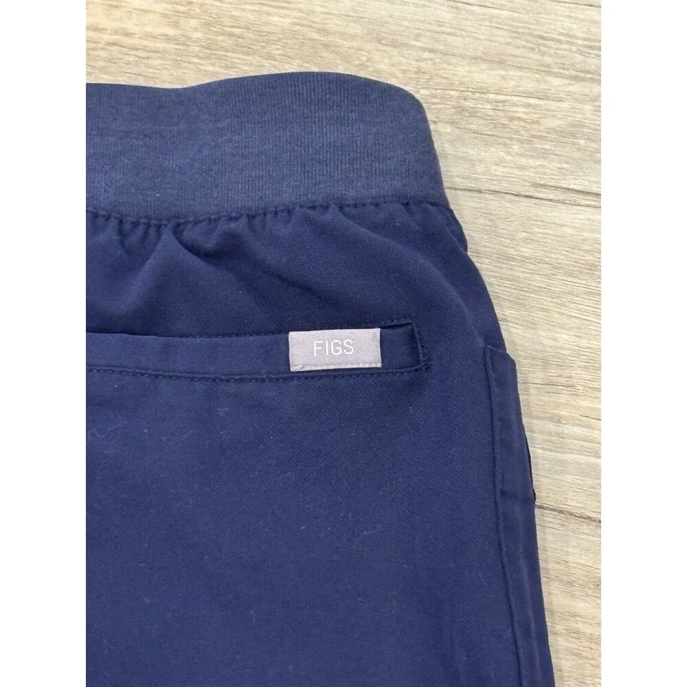 FIGS Mens Zamora Scrub Pant Blue Sz M Jogger Cargo Pockets Hospital Lab Work
